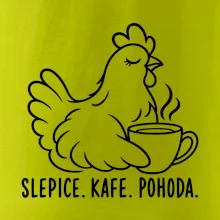Slepice s kávou a pohodou