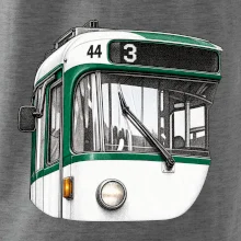 Detail čela T3R SLF tečkovaná perokresba