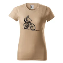 MTB kreslený cyklista