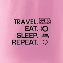 Eat sleep travel - Van