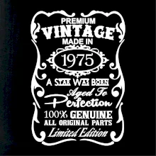 Vintage Etiketa - 1975