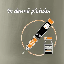 4x denně píchám Insulin