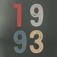 Vintage číslice 1993