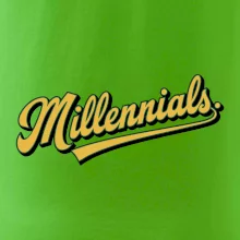 Generace Y - Millennials žlutý nápis