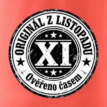 Originál z listopadu černobílá pečeť XI