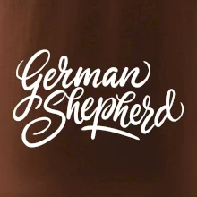 German shepherd - nápis okrasny - nápis okrasný