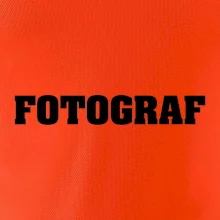 Novinář nápis - Fotograf