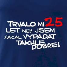 Trvalo mi 25 let než jsem začal vypadat takhle dobře