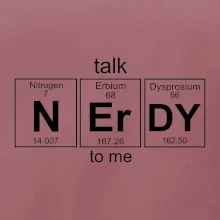 Talk nerdy - periodická tabulka