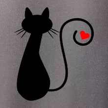 Zamilovaná kočka ocásek