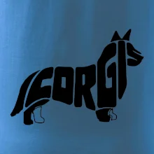 Corgi - nápis v těle Corgi - nápis v těle
