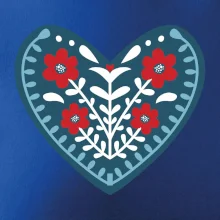 Folklor - srdce modré plné