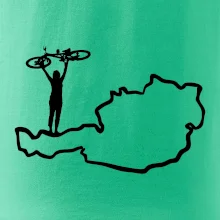 Cyklistka - Mapa Rakouska