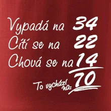 Vypadá, cítí se, chová se - 70 let