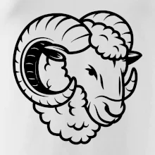 Bílá Hlava berana obrys