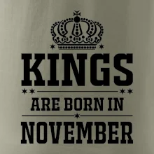 Kings are born in November