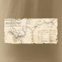 Mapa Báňské dráhy z Moravské Ostravy do Doubravy