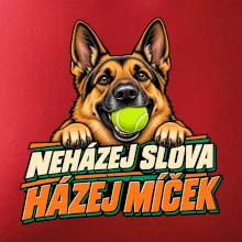 Neházej slova házej míček - vlčák