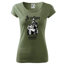 Silniční motorka - jezdím tak rychle, aby mi můj anděl strážný stačil