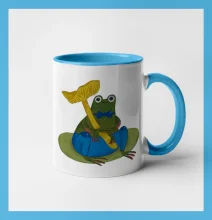 Žába s houbou  (studio-arte.cz)