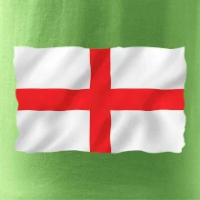 Anglická vlajka vlající
