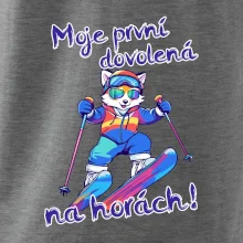 Moje první dovolená na horách modrá liška