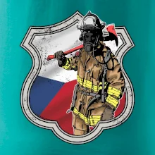 Hasič erb - Česká vlajka Hasič erb - Česká vlajka