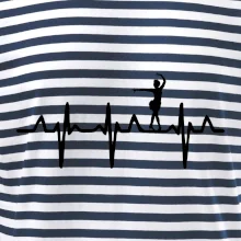 EKG tanečnice salsy