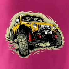 Žlutý offroad s navijákem