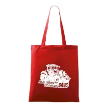 Holky, traktor stojí víc než bávo