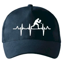 EKG stolní tenista stojící