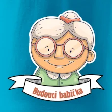 Budoucí babička kreslená
