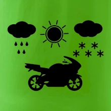 Motorkář za každého počasí - silnice