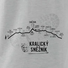 Profil kopců - Kralický Sněžník