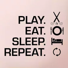 Play eat sleep repeat pozemní hokej