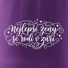 Nejlepší ženy se rodí v září - kaligrafie