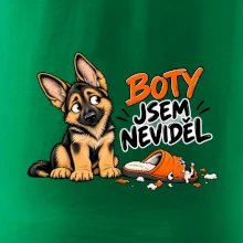 Boty jsem neviděl - štěně vlčáka