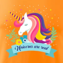 Unicorns are real duhový Unicorns are real duhový
