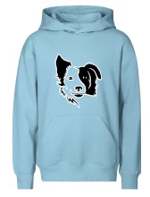 Border kólie obrys hlavy