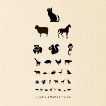 Oční test zvířatka