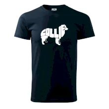 Border kolie písmo v těle