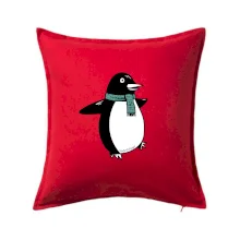 Tučňák se zelenou šálou