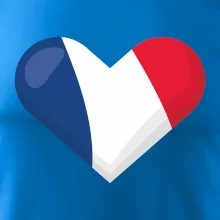 Francouzská vlajka srdce