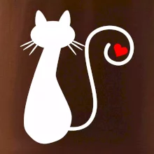 Zamilovaná kočka ocásek