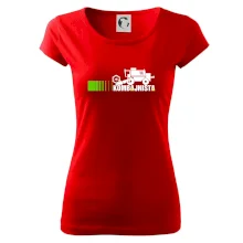 Kombajnista zelená a žlutá