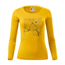 Praha - 14100 mapa s vodními toky