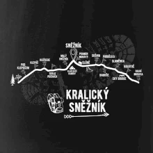 Profil kopců - Kralický Sněžník