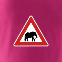 Dopravní značka - Pozor slon