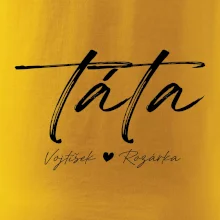 Triko táta psací se jmény dětí