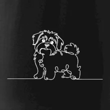 Havanský psík linka jedním tahem